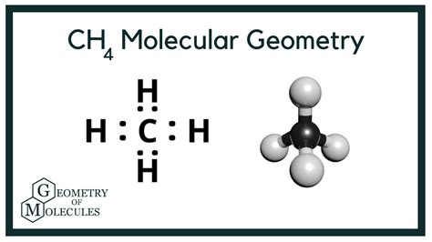 Methane (CH4) Molecule Lewis Structure .